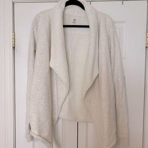 GAIAM open front cardigan Sherpa lined sweatshirt